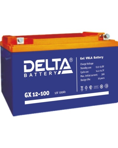 Аккумулятор свинцово-кислотный Delta GX 12-100 в Комсомольске-на-Амуре Электротехническое оборудование Pintop.ru