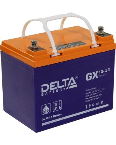 Аккумулятор свинцово-кислотный Delta GX 12-33 в Комсомольске-на-Амуре Электротехническое оборудование Pintop.ru