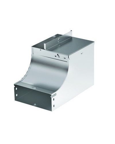 Угол CSSS 90 вертикальный внутр. переходник левый. осн.300 H100 горячеоцинкованный DKC 37075KHDZ в Комсомольске-на-Амуре Аксессуары для лотков Pintop.ru