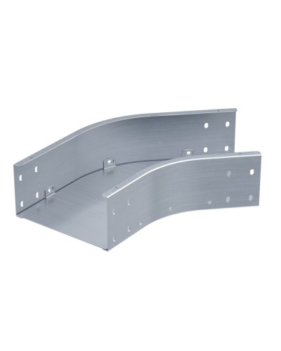 Угол горизонтальный 45 градусов 100х600, 1,5 мм, горячий цинк, в комплекте с крепежными элементами и соединительными пластинами, необходимыми для монтажа в Комсомольске-на-Амуре Аксессуары для лотков Pintop.ru