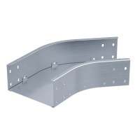 Угол горизонтальный 45 градусов 80х300, 1,5 мм, горячий цинк, в комплекте с крепежными элементами и соединительными пластинами, необходимыми для монтажа