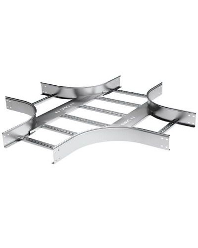 Х-ответвитель 50х300 R-300 DKC (LX5303K) в Комсомольске-на-Амуре Аксессуары для лотков Pintop.ru