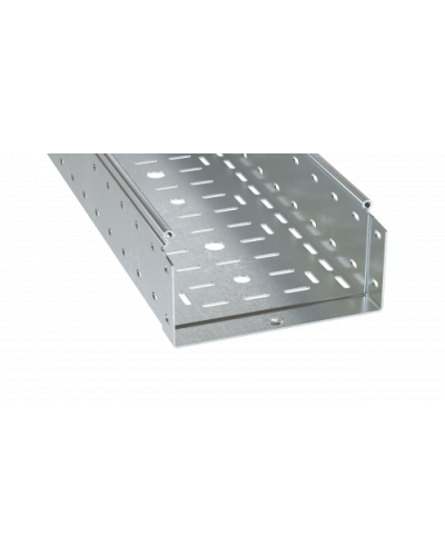 Лоток перфорированный 100х100х4000, 2,0 мм, горячеоцинкованный DKC SPH40110HDZ в Комсомольске-на-Амуре Кабельные лотки Pintop.ru