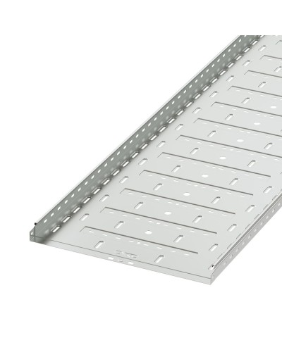 Лоток перфорированный 600х50 L3000, горячеоцинкованный DKC 35268HDZ в Комсомольске-на-Амуре Кабельные лотки Pintop.ru