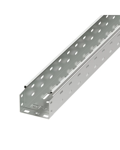 Лоток перфорированный 100х80 L2000, горячеоцинкованный DKC 35312HDZ в Комсомольске-на-Амуре Кабельные лотки Pintop.ru