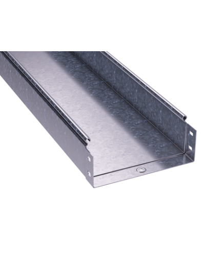 Лоток 150х80 L 3000 толщ. 1,0 мм, цинк-ламельный DKC (3506310ZL) в Комсомольске-на-Амуре Кабельные лотки Pintop.ru