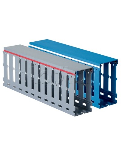 Короб перфорированный, серый RL12 25x30 DKC 00127RL в Комсомольске-на-Амуре Аксессуары для кабель-канала Pintop.ru