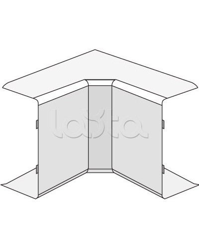 Угол внутренний AIM 40x17 DKC 00395 в Комсомольске-на-Амуре Аксессуары для кабель-канала Pintop.ru
