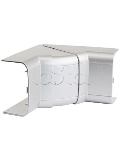 Угол внутренний 110х50 мм, изменяемый 70-120°, цвет серый металлик DKC 01051G в Комсомольске-на-Амуре Аксессуары для кабель-канала Pintop.ru