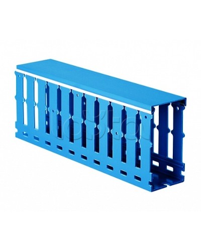 Короб перфорированный, синий RL12 60x80 DKC 01162RL в Комсомольске-на-Амуре Аксессуары для кабель-канала Pintop.ru