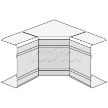 Угол внутренний изменяемый (70-120°) NIAV 80x60 DKC 01728