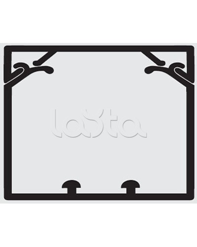 Короб с крышкой с направляющими для установки разделителей ТА-GN 100x80 мм DKC 01790 в Комсомольске-на-Амуре Кабель-канал Pintop.ru