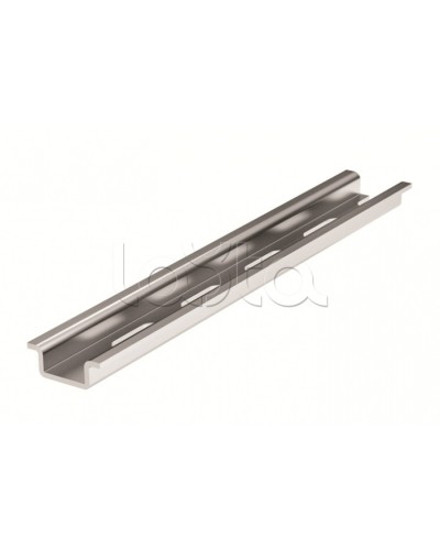 DIN-рейка OMEGA 2F 15.5х5.5 с перфорацией DKC 02130 в Комсомольске-на-Амуре Крепежные изделия Pintop.ru