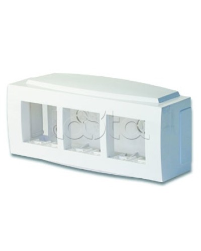 Модульная коробка для электроустановочных изделий Brava, 6 модулей DKC 09221 в Комсомольске-на-Амуре Аксессуары для кабель-канала Pintop.ru