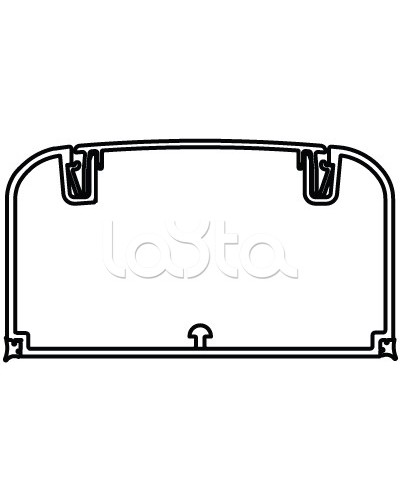 Кабель-канал с фронтальной крышкой 90x50 мм DKC 09501 в Комсомольске-на-Амуре Кабель-канал Pintop.ru