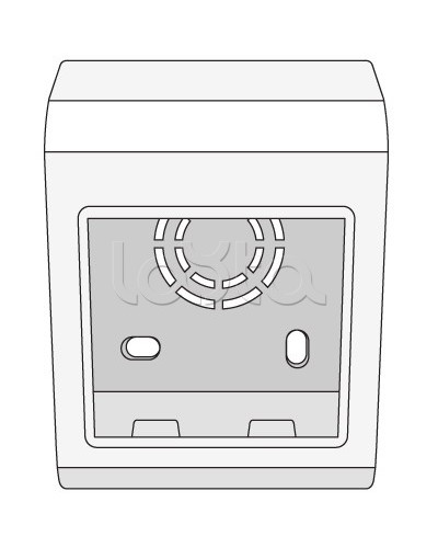 Коробка монтажная под 2 модуля VIVA PDD DKC 10033 в Комсомольске-на-Амуре Аксессуары для кабель-канала Pintop.ru