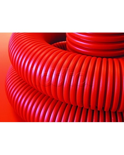 Труба гибкая двустенная д.110мм цвет красный, без протяжки DKC 120911100 в Комсомольске-на-Амуре Стяжки-хомуты Pintop.ru