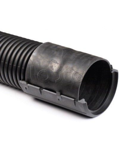 Муфта соединительная (разъемная с фиксатором) для трубы двустенной диам. 110 мм DKC(017110) в Комсомольске-на-Амуре Повороты, муфты, тройники Pintop.ru