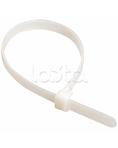 Хомут-стяжка нейлоновый, стандартный P6.6 12.5х850 белый DKC 25241 (100 шт/уп) в Комсомольске-на-Амуре Стяжки-хомуты Pintop.ru