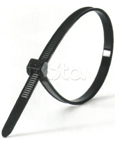 Хомут-стяжка нейлоновый, стандартный P6.6 7.8x240 чёрный DKC 25325 (100 шт/уп) в Комсомольске-на-Амуре Стяжки-хомуты Pintop.ru