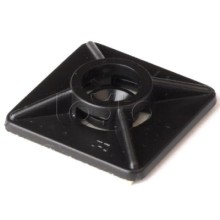 Монтажная база двойная самоклеящаяся, черная, 27x27 DKC 25475