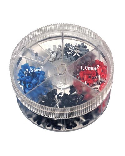 Контейнер наконечников-гильз с изолир.фланцем 0,25-1,00 кв.мм 1 упаковка - 150 шт DKC 2ARTD999 в Комсомольске-на-Амуре Аксессуары для стоек и шкафов Pintop.ru