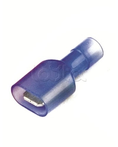 Наконечник плоский полностью изолир. (вилка) 1,5-2,5 кв.мм 6,3х0,8 мм (РППИ-П) DKC 2B22TP в Комсомольске-на-Амуре Крепежные изделия Pintop.ru