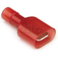 Наконечник плоский полностью изолир. (вилка) 2,5-6 кв.мм 6,3х0,8 мм (РППИ-П) DKC 2C22TP