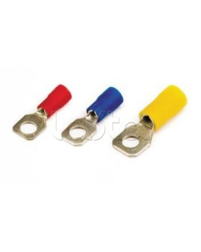 Наконечник с отверстием под винт ф5,2мм, с изолированным фланцем, для сечения провода 2,5-6,0мм2 DKC (2C5P) в Комсомольске-на-Амуре Держатели, клипсы, скобы Pintop.ru