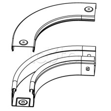 Крышка CPO 90 на угол горизонтальный 90° осн. 300 DKC 38005