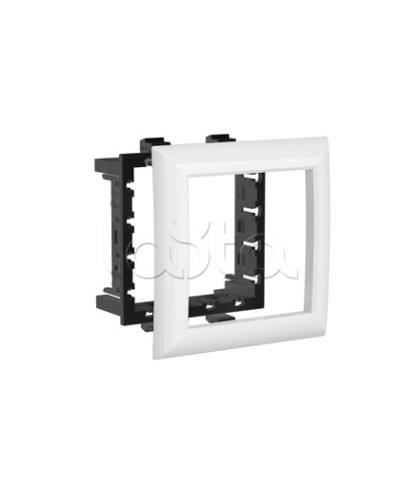 Рамка-суппорт Avanti белый для In-liner Front, 2 мод. DKC 4400912 в Комсомольске-на-Амуре Аксессуары для лотков Pintop.ru