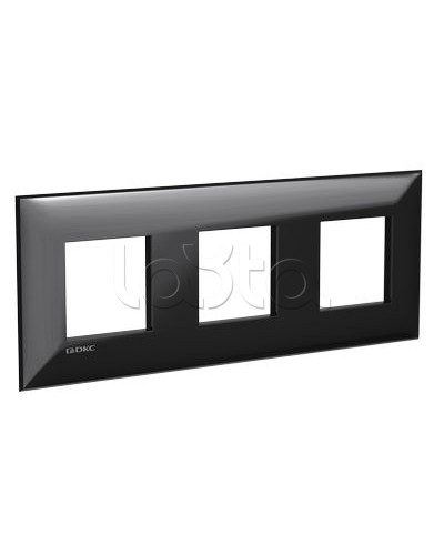 Рамка ARTLEBEDEV Черный квадрат Avanti, 6 мод. DKC 4402906 в Комсомольске-на-Амуре Аксессуары для лотков Pintop.ru