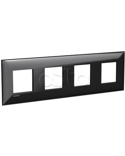 Рамка ARTLEBEDEV Черный квадрат Avanti, 8 мод. DKC 4402908 в Комсомольске-на-Амуре Аксессуары для лотков Pintop.ru