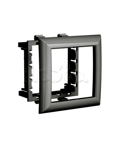 Рамка-суппорт Avanti черный для In-liner Front, 4 мод. DKC 4402914 в Комсомольске-на-Амуре Аксессуары для лотков Pintop.ru