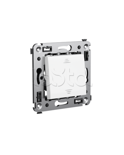 Выключатель одноклавишный в стену, Avanti, Ванильная дымка DKC 4405103 в Комсомольске-на-Амуре Аксессуары для стоек и шкафов Pintop.ru