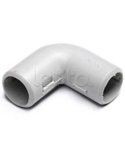 Колено открывающееся, 90 градусов 32 DKC (50532) - Колено открывающееся 90°, номинальный ф32мм, пластик, IP40, RAL 7035 в Комсомольске-на-Амуре Повороты, муфты, тройники Pintop.ru