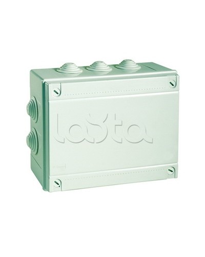 Коробка ответвит. с кабельными вводами, IP55, 100х100х50мм (розница) DKC 53800R в Комсомольске-на-Амуре Распределительные коробки Pintop.ru