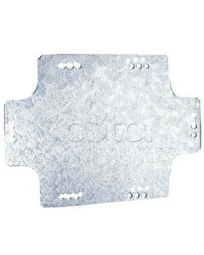 Монтажная пластина из оцинк. стали 206х164х1,5мм, для коробок 240х190мм DKC 59607 в Комсомольске-на-Амуре Крепежные изделия Pintop.ru