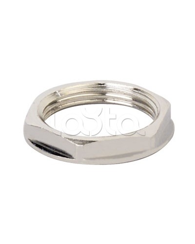 Гайка M16x1,5 никелированная латунь DKC 6006-16A в Комсомольске-на-Амуре Крепеж Pintop.ru