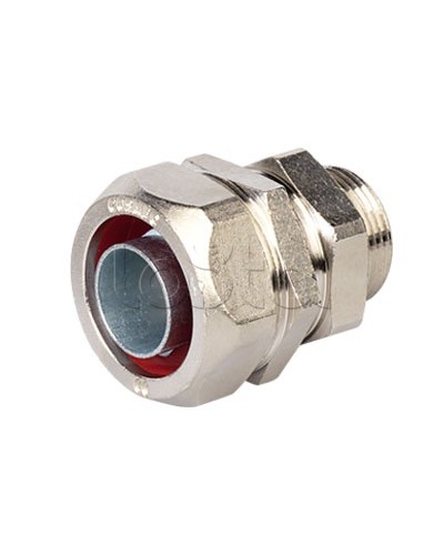 Муфта поворотная металлорукав-коробка DN 20,М25х1,5,наружная резьба DKC 6014-25G в Комсомольске-на-Амуре Повороты, муфты, тройники Pintop.ru