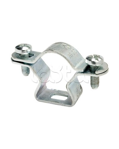 Стальной хомут 25-3/4 мм, оцинкованная сталь DKC 6040-25 в Комсомольске-на-Амуре Крепеж Pintop.ru