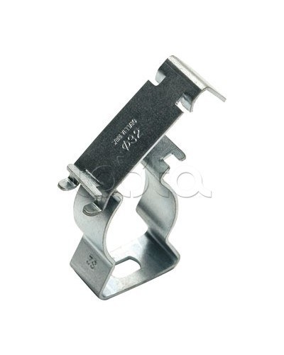 Держатель с крышкой D32, оцинкованная сталь DKC (6044-A32) в Комсомольске-на-Амуре Держатели, клипсы, скобы Pintop.ru