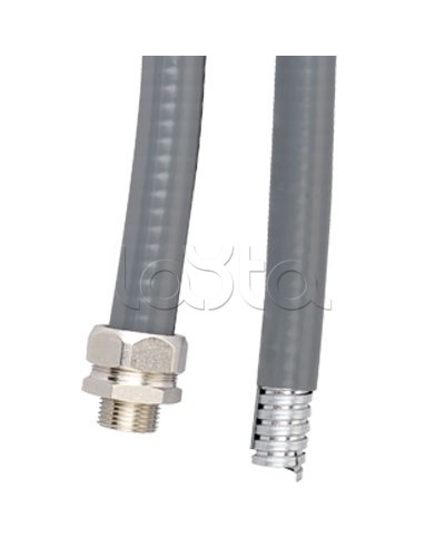 Металлорукав DN 26мм в гладкой EVA изоляции, Dвн 26,5 мм, Dнар 34,0, IP66, 25 м, цвет серый DKC 607E032 в Комсомольске-на-Амуре Крепежные изделия Pintop.ru