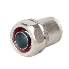 Муфта металлорукав DN 35-жесткая труба д.32мм, IP66/IP67, никелированная латунь DKC 6117-3235