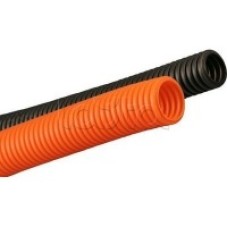 Труба гофрированная ПНД 25 мм лёгкая без протяжки цвет оранжевый DKC 70925