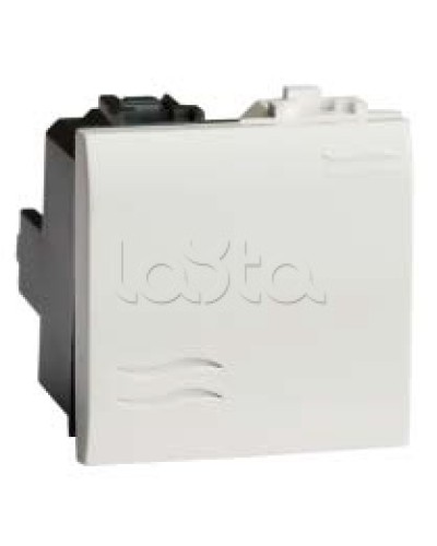 Выключатель типа кнопка, белый, 2мод. DKC 76022B в Комсомольске-на-Амуре Аксессуары для стоек и шкафов Pintop.ru