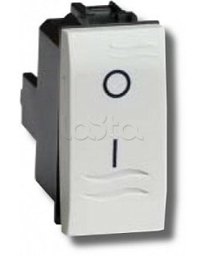 Выключатель двухполюсный белый 1 мод в Комсомольске-на-Амуре Аксессуары для стоек и шкафов Pintop.ru