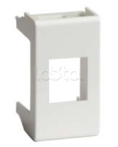 Адаптер для информационных разъемов SIEMON, белый, 1мод. DKC 76608B в Комсомольске-на-Амуре Аксессуары для стоек и шкафов Pintop.ru