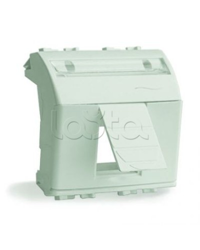 Адаптер для информационных разъемов R&M, белый, 2 мод. DKC 76612B в Комсомольске-на-Амуре Аксессуары для стоек и шкафов Pintop.ru