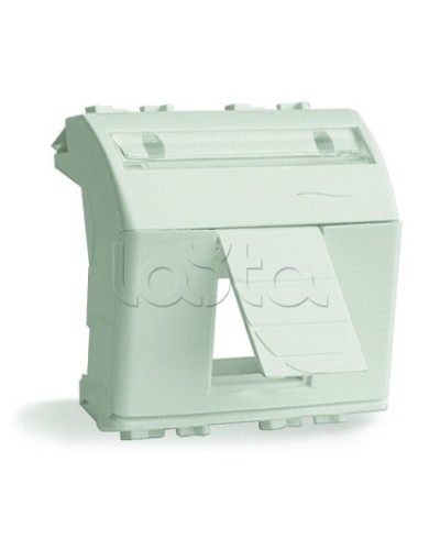 Адаптер для информационных разъемов Keystone, белый, 2 мод DKC 76613B в Комсомольске-на-Амуре Аксессуары для кабель-канала Pintop.ru